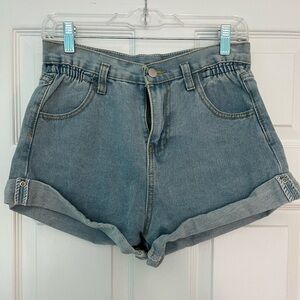 Light wash Denim Jean Shorts